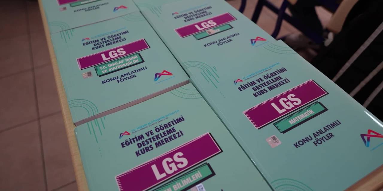 Mersin Büyükşehir Belediyesi öğrenciler için ücretsiz kaynak kitap dağıtıyor