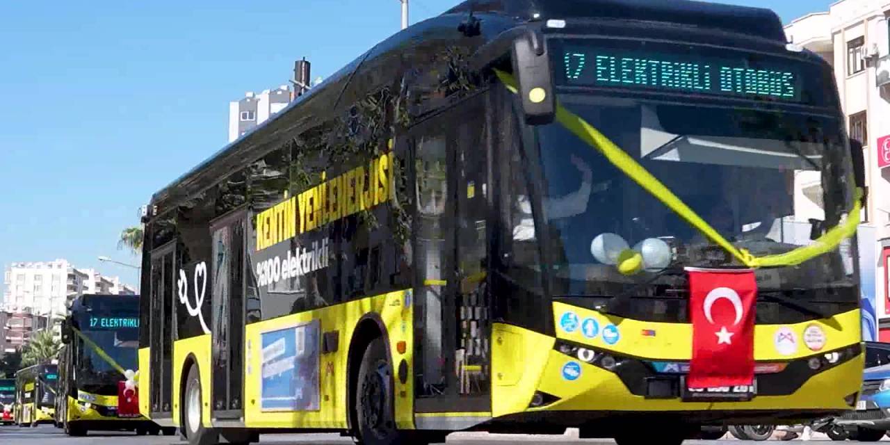 Mersin Büyükşehir Belediyesi 18 elektrikli otobüsü tanıttı