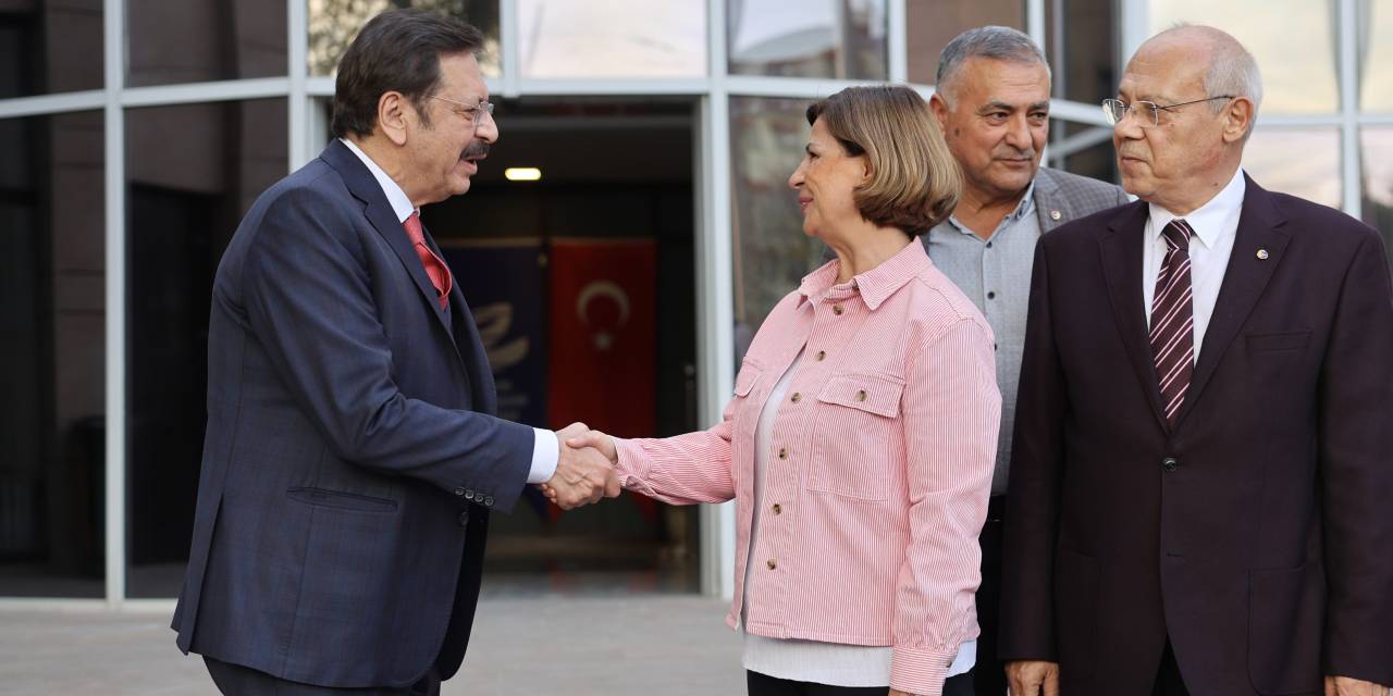 Hisarcıklıoğlu, Eskişehir Belediye Başkanı Ünlüce’yi ziyaret etti