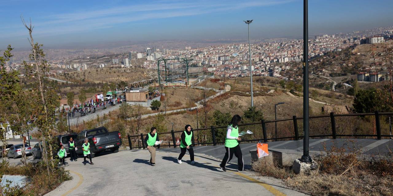 Çankaya'da heyecan dolu oryantiring yarışı