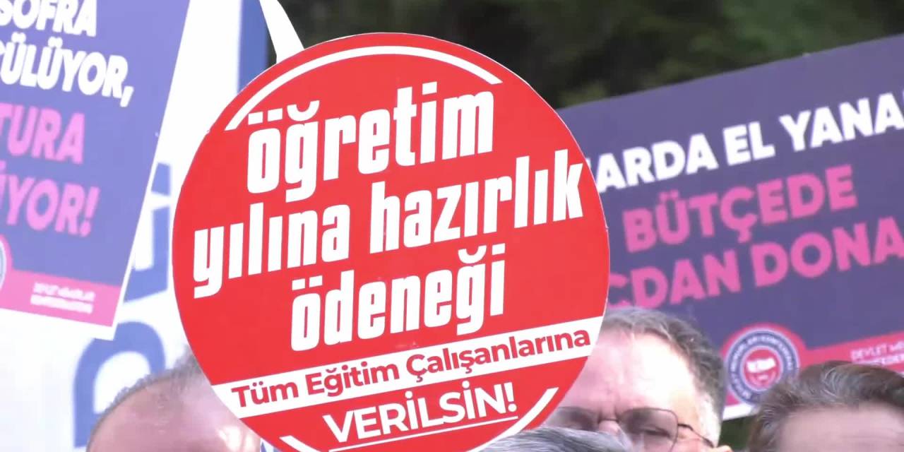 TBMM önünde memurlara ek zam talebi