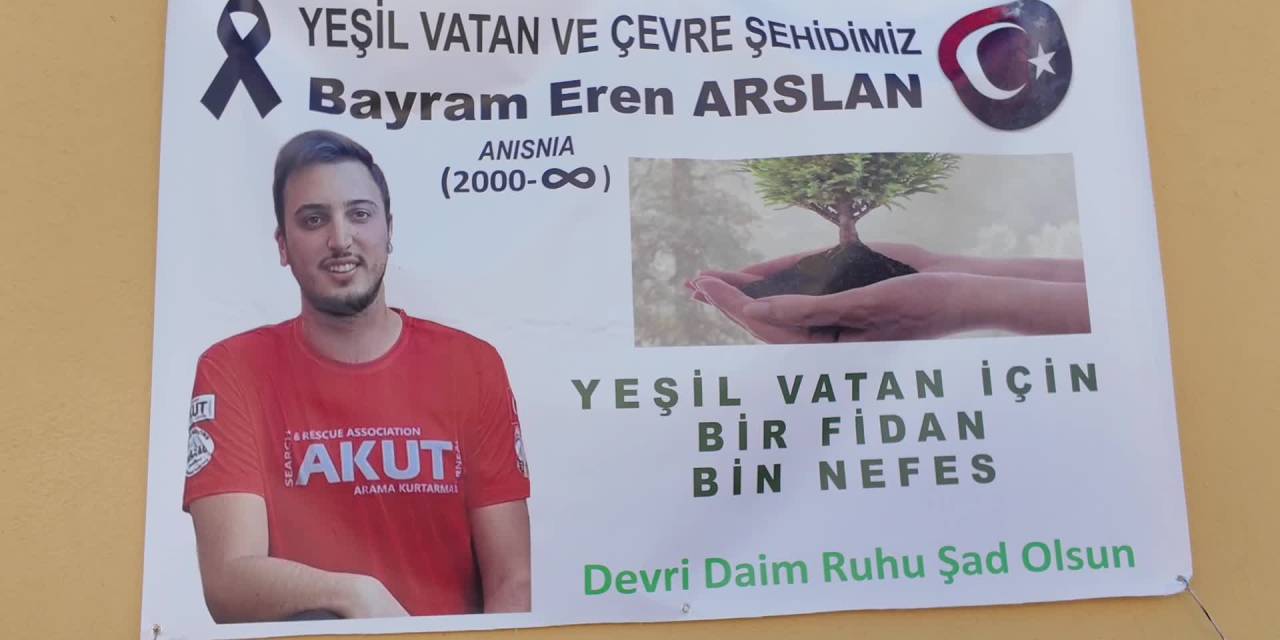 Eren Arslan anısına hatıra ormanı kuruldu