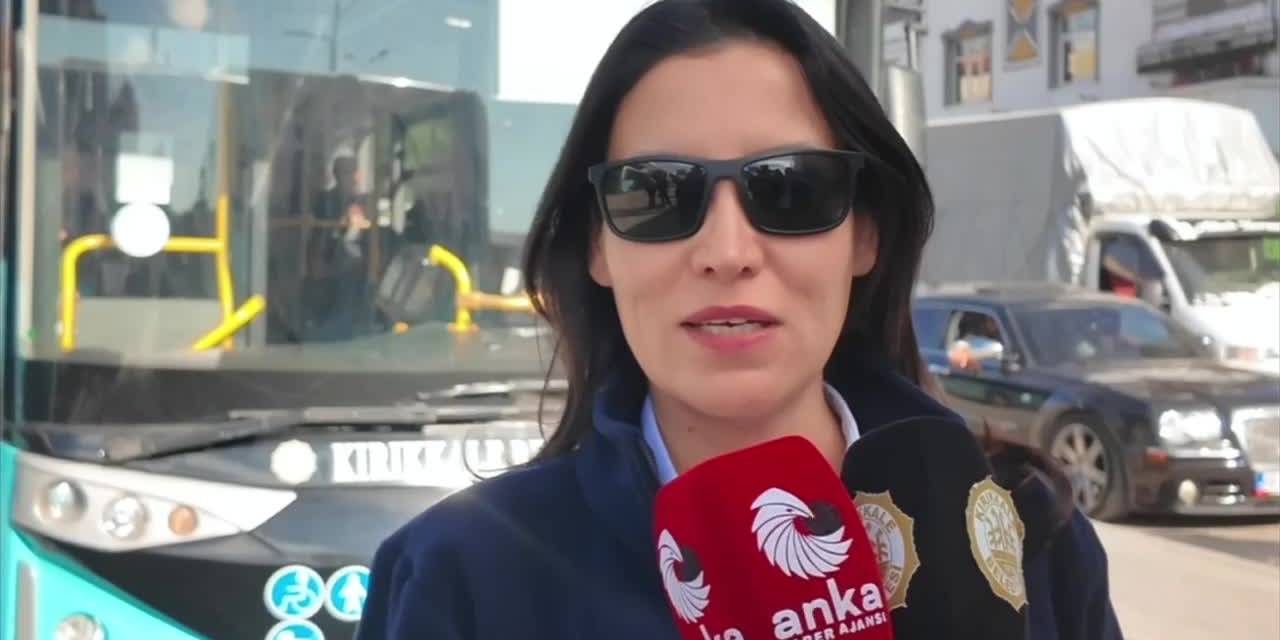Kırıkkale'de tarih yazan ilk kadın halk otobüsü şoförü