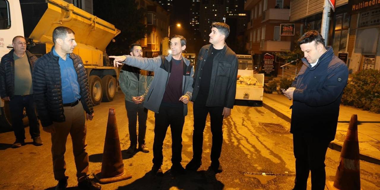 Gece yarısı Kayışdağı’na giden başkan