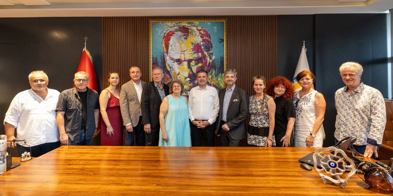 Mezitli'de Berlinli Heyetle İş Birliği Toplantısı