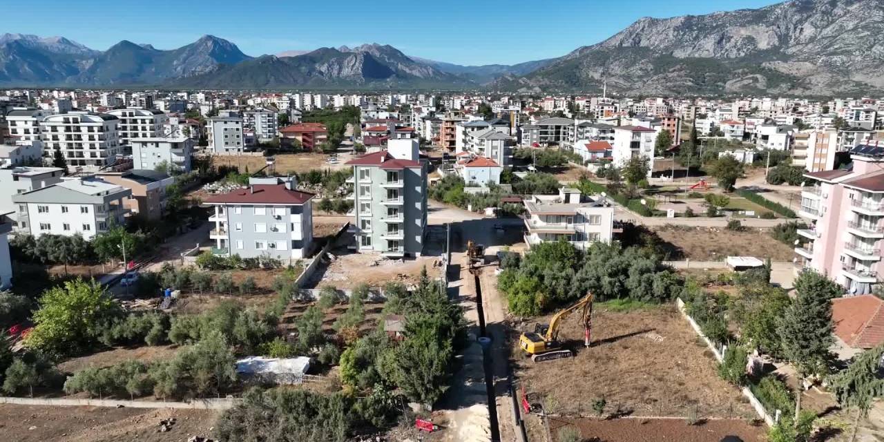 Döşemealtı’na Antalya Büyükşehir Belediyesi'nden yeni 124 kilometrelik kanalizasyon hattı