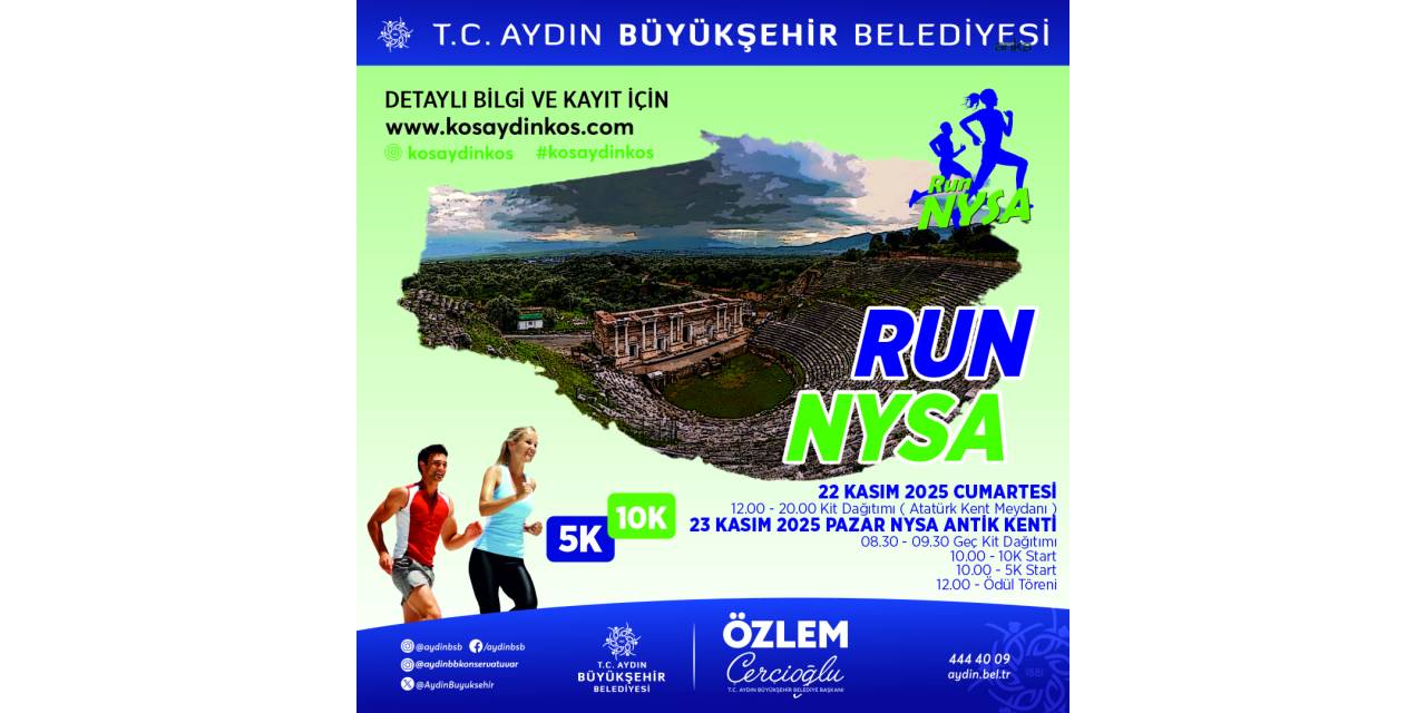 Nysa Antik Kenti'nde koşu şöleni