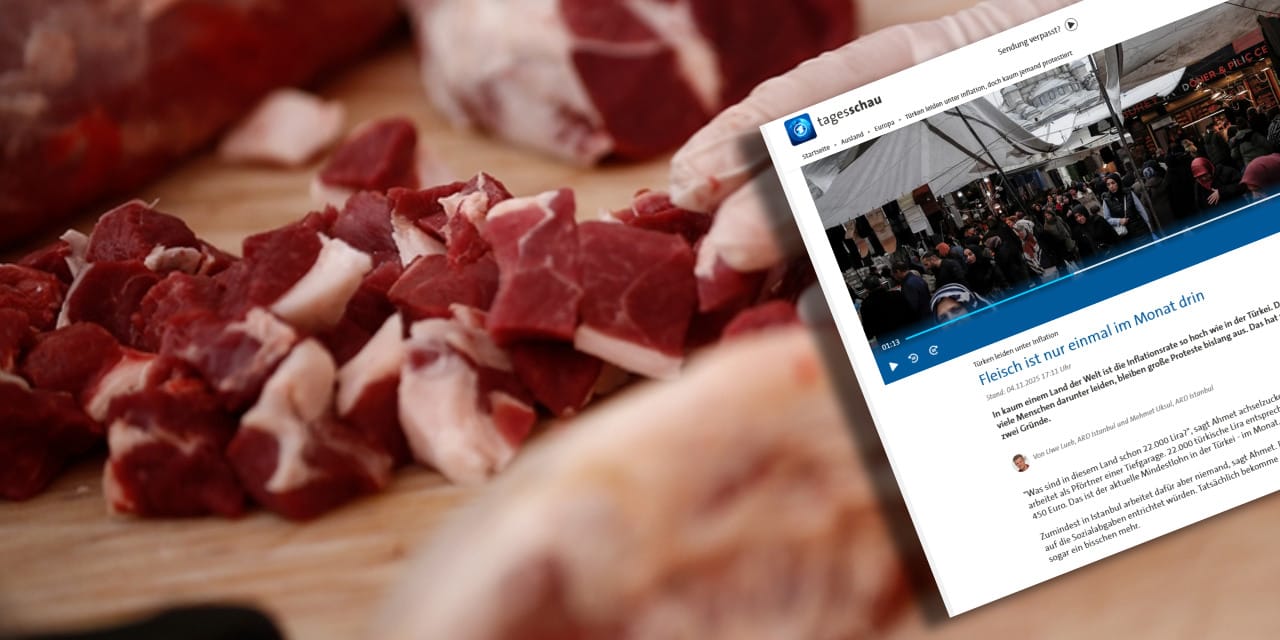 Almanya'da Türkiye haberi: Türkler kırmızı et yiyemiyor!