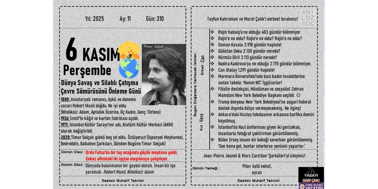 Dünya Savaş ve Silahlı Çatışma Çevre Sömürüsünü Önleme Günü