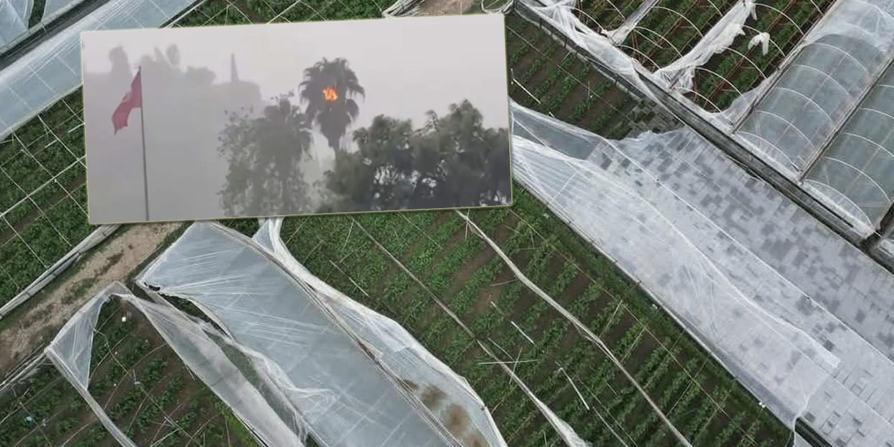 Antalya’da büyük felaket: Fırtına, hortum, yıldırım ve ceviz büyüklüğünde dolu!