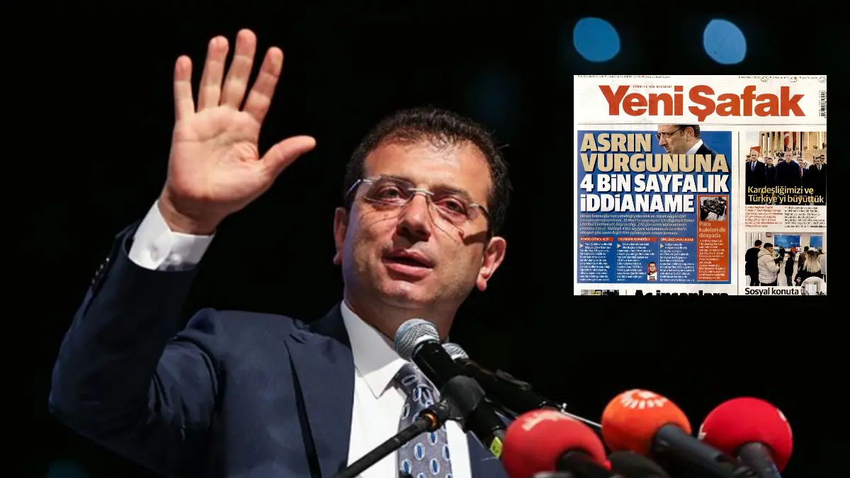 İBB soruşturması iddianamesi: Savcılık açıklamadan Yeni Şafak açıkladı