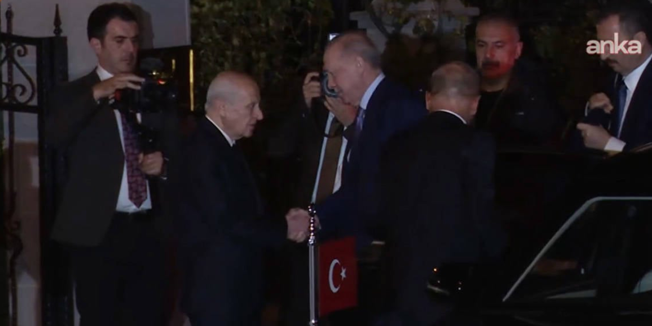 Erdoğan, MHP lideri Bahçeli'yi ziyaret etti: 'Çatlak' iddialarının ardından ilk buluşma
