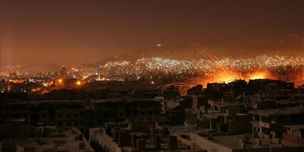 Şam'ın Mezze bölgesinde şiddetli patlama: Yaralılar var