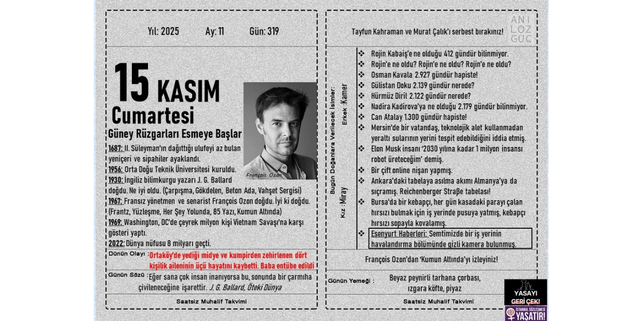 Güney Rüzgarları Esmeye Başlar