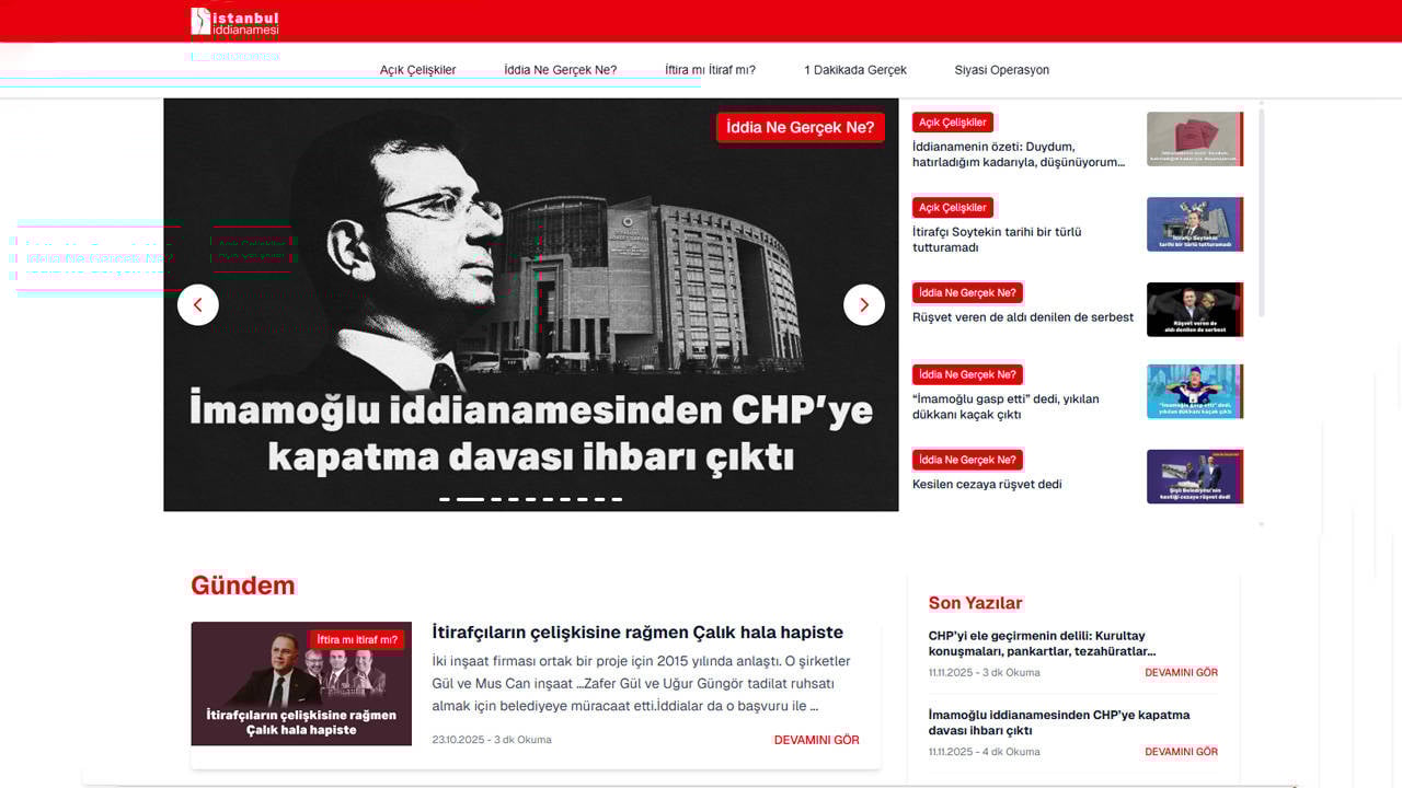 CHP'nin açtığı "İstanbul İddianamesi" hesabına erişim engeli