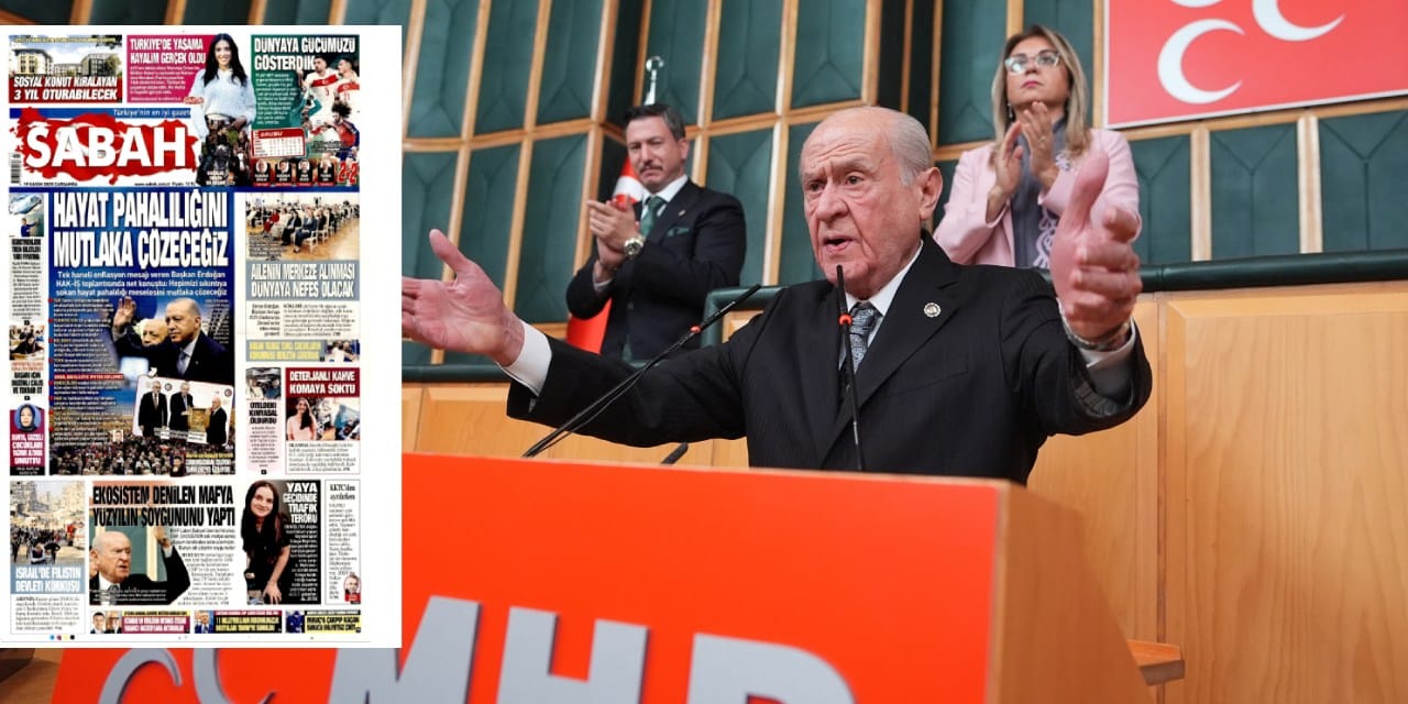Bahçeli'nin 'İmralı resti' ile Türkiye ayağa kalktı ama Sabah görmedi