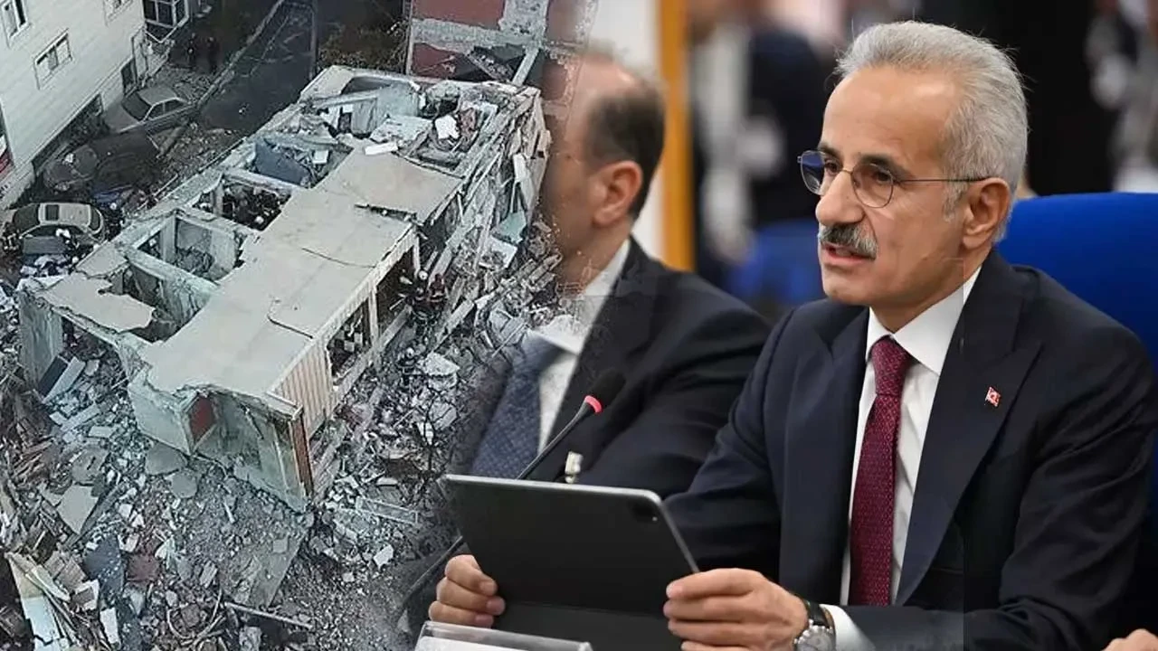 Bakan Uraloğlu'ndan Gebze'de çöken binayı soran gazeteciye “Sen kim oluyorsun?” çıkışı!