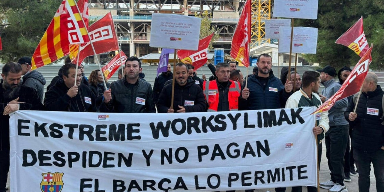 Barcelona'da 'Limak' krizi: İşçiler çalışma koşullarına isyan etti