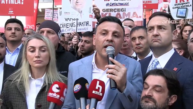 CHP’den TRT’ye yürüyüş: Polis barikat kurdu ablukaya alındılar