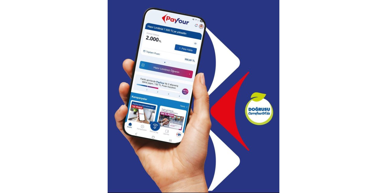 CarrefourSA dijital cüzdan uygulamasını devreye aldı