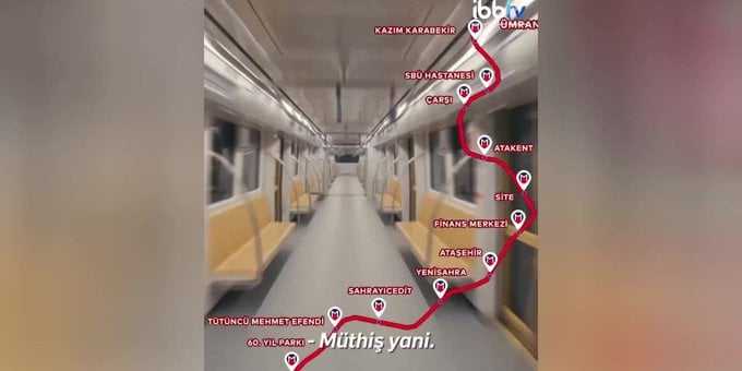Ümraniye-Göztepe Metrosunun yüzde 90'ı tamamlandı