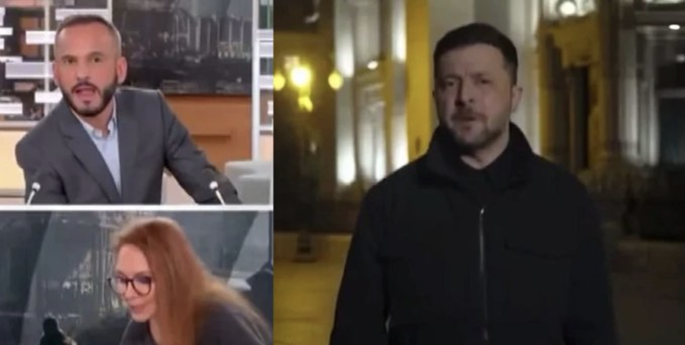 Zelenski'yle canlı bağlantı sırasında bomba alarmı verildi