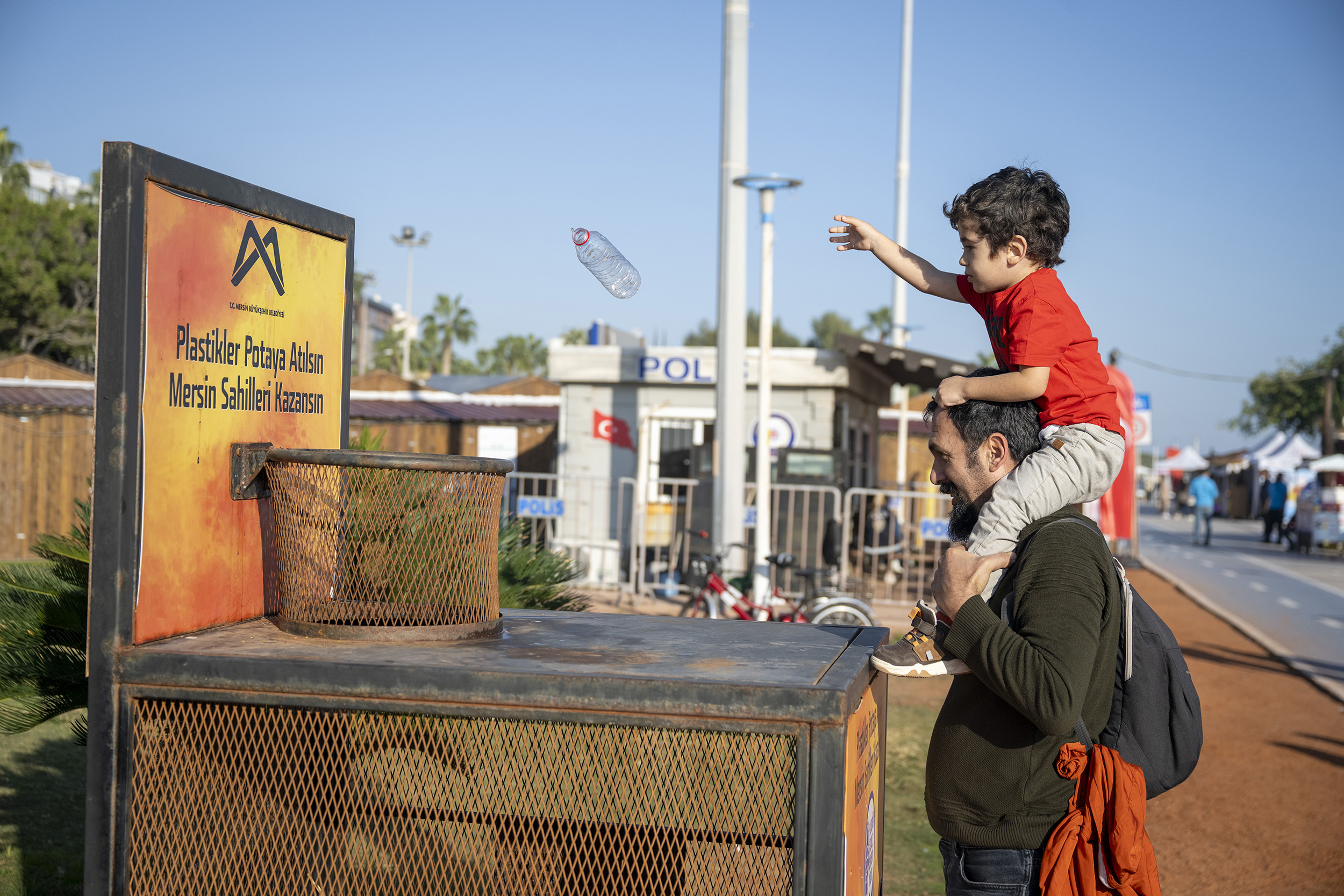 Mersin’de 1 ton plastik atık geri dönüştürüldü