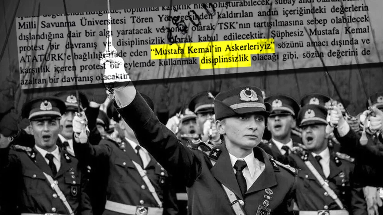 Teğmenlerin ihracında ‘Mustafa Kemal’in askerleriyiz’ belgesi