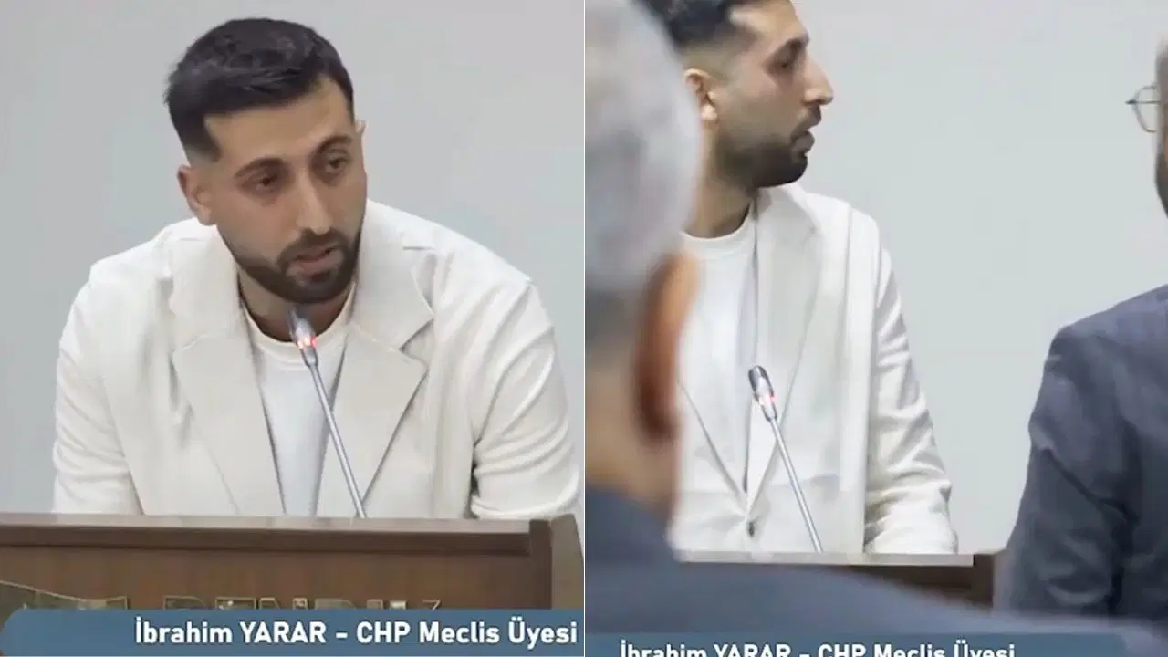 CHP’li meclis üyesi konuşurken MHP'li Başkanvekili üzerine yürüdü