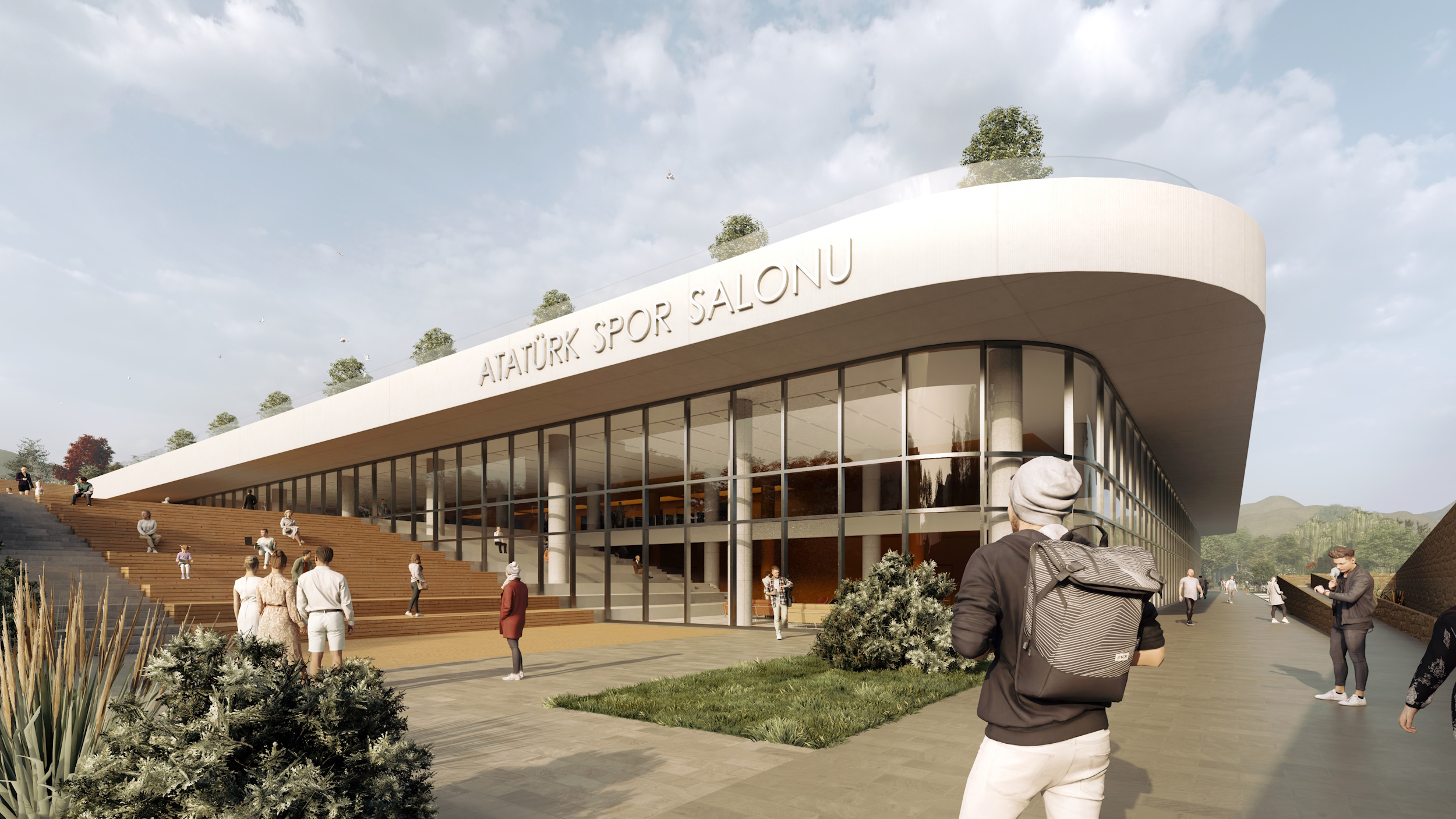 Bursa'da Atatürk Spor Salonu projesi hızla ilerliyor