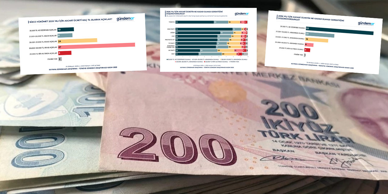 Çok konuşulacak emekli maaşı ve asgari ücret anketi