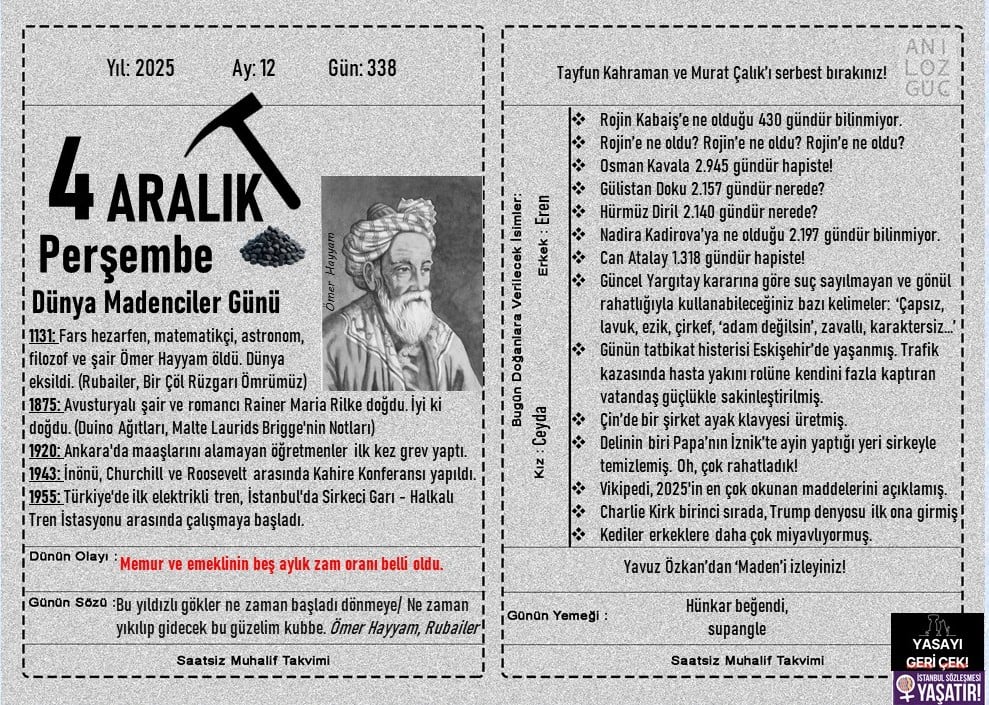 Dünya Madenciler Günü