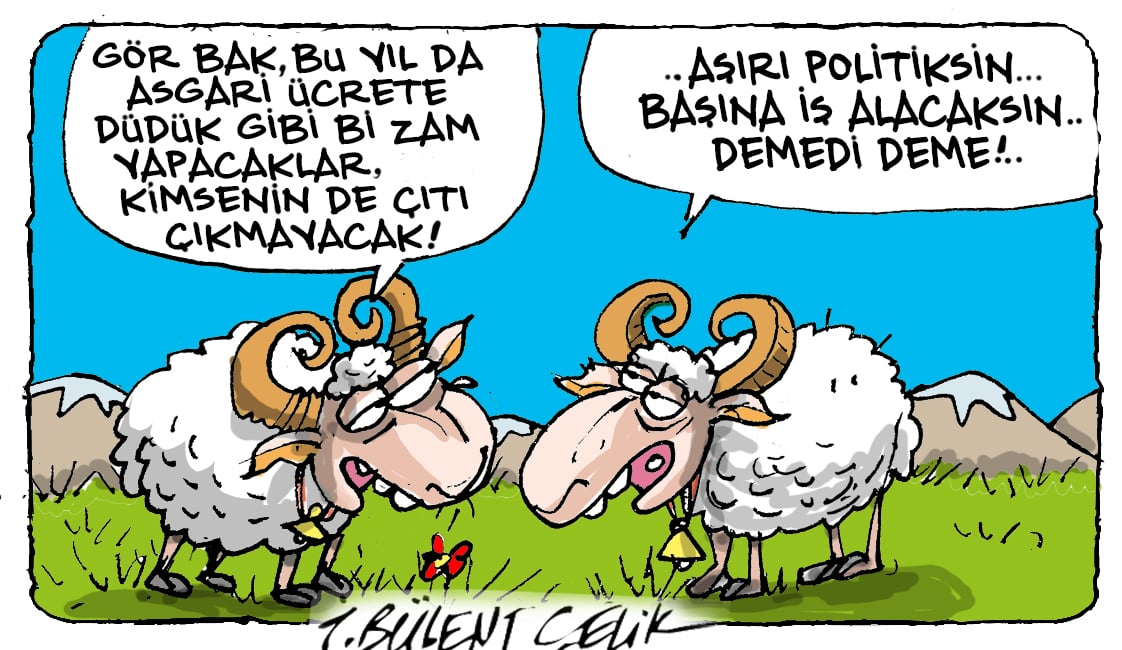 İ. Bülent Çelik'in 4 Aralık 2025 tarihli karikatürü