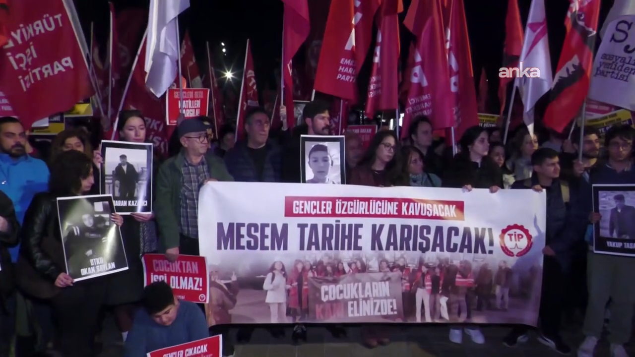 16 TİP'li gencin tutuklanması Beşiktaş'ta protesto edildi: "MESEM tarihe karışacak"