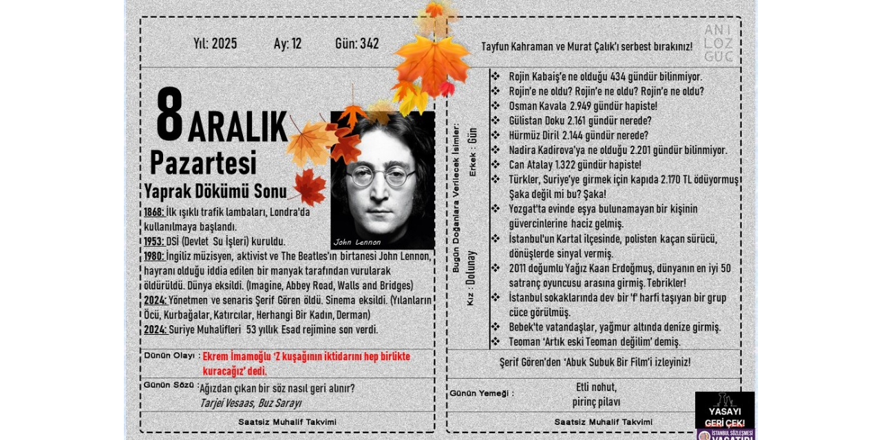 Yaprak Dökümü Sonu