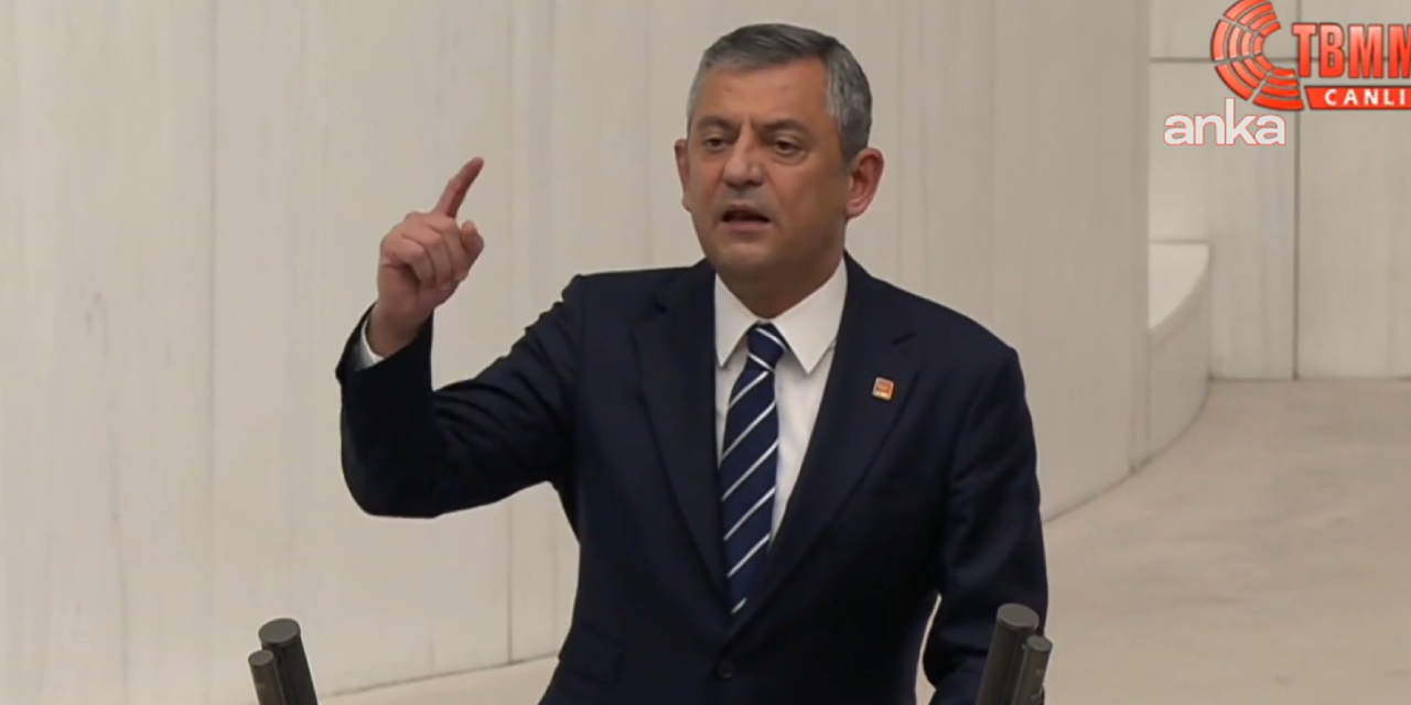 Özgür Özel'in bütçe konuşması başladı