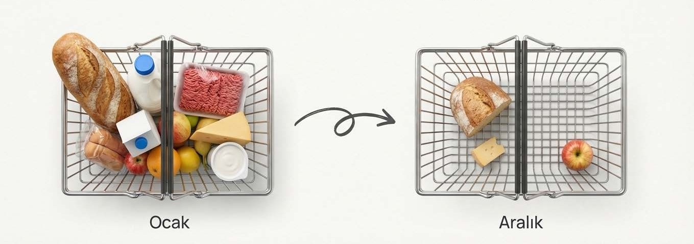 Asgari ücretlinin alım gücü eridi: “Aynı sepet için bir maaş daha gerekiyor”