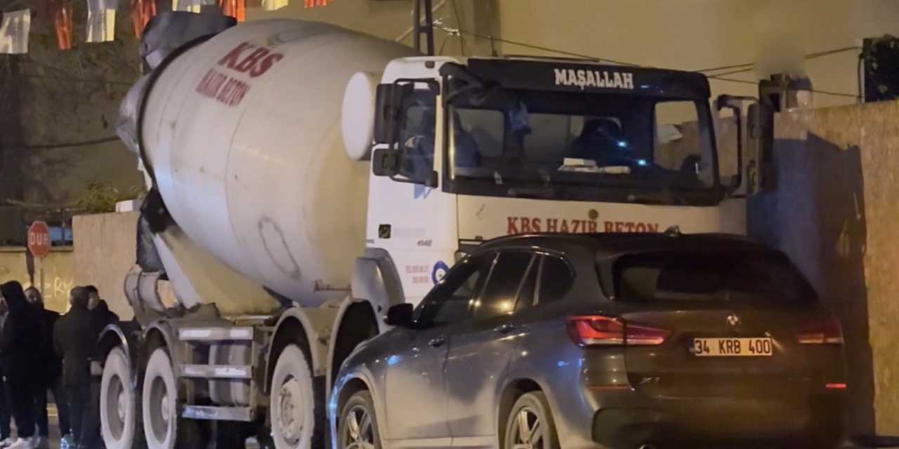 Çalışan beton mikserinin içinde öldü