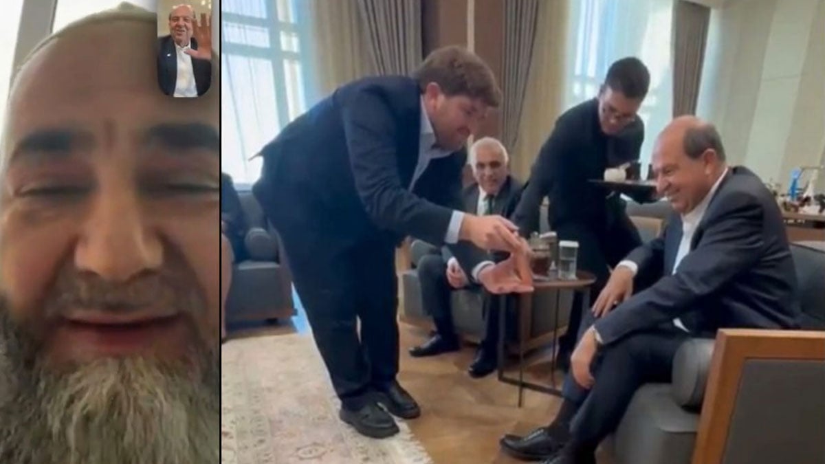 KKTC siyasetinde dua krizi: Ersin Tatar görüşmedim dedi Cübbeli Ahmet görüntü yayınladı!