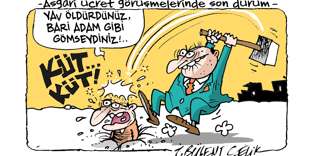 İ. Bülent Çelik'in 13 Aralık 2025 tarihli karikatürü