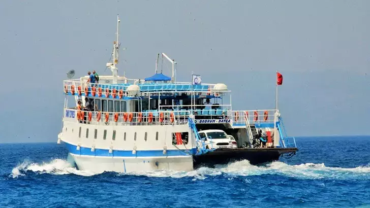 Bodrum’da feribot seferleri iptal edildi