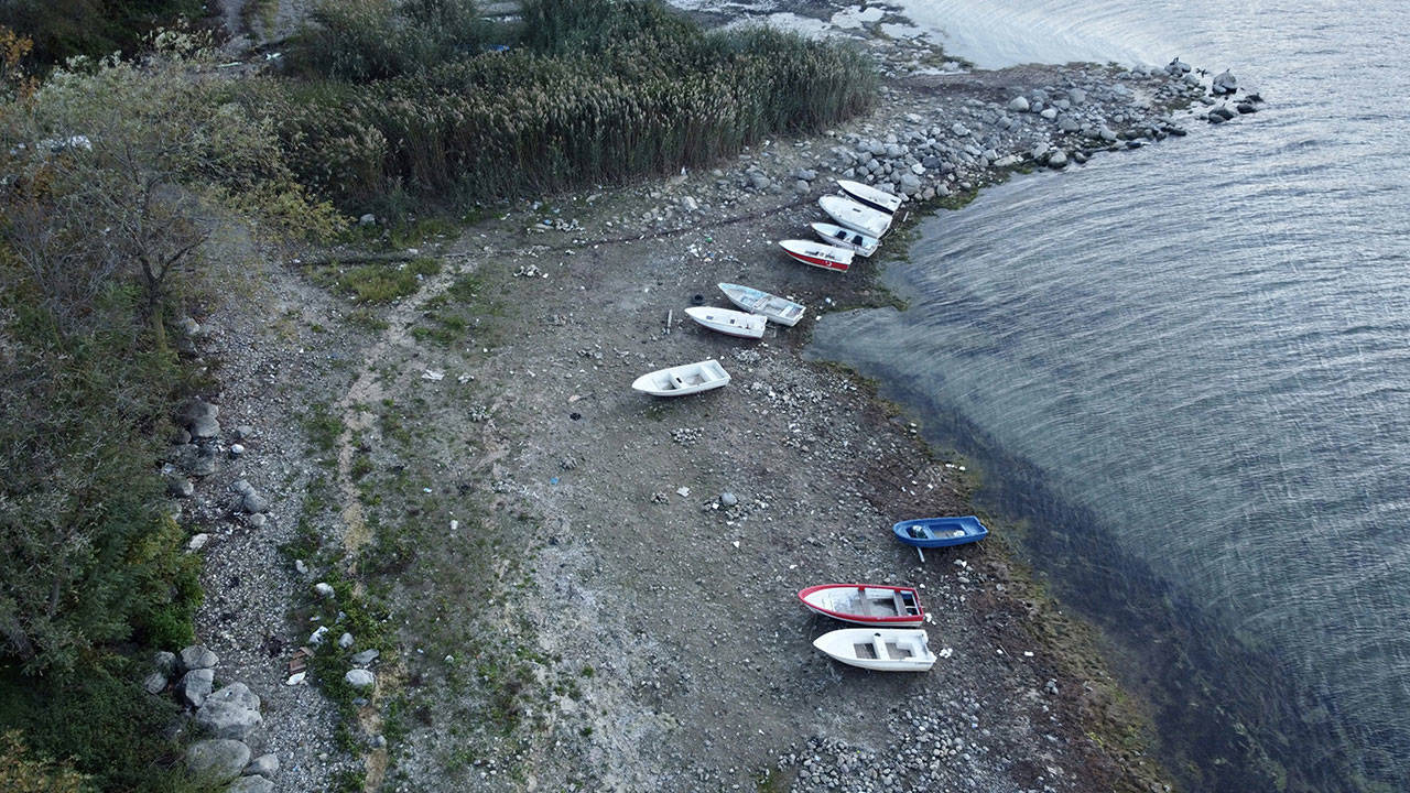 Sapanca Gölü'nde kritik eşik aşıldı: Tarihini en düşük seviyesinde