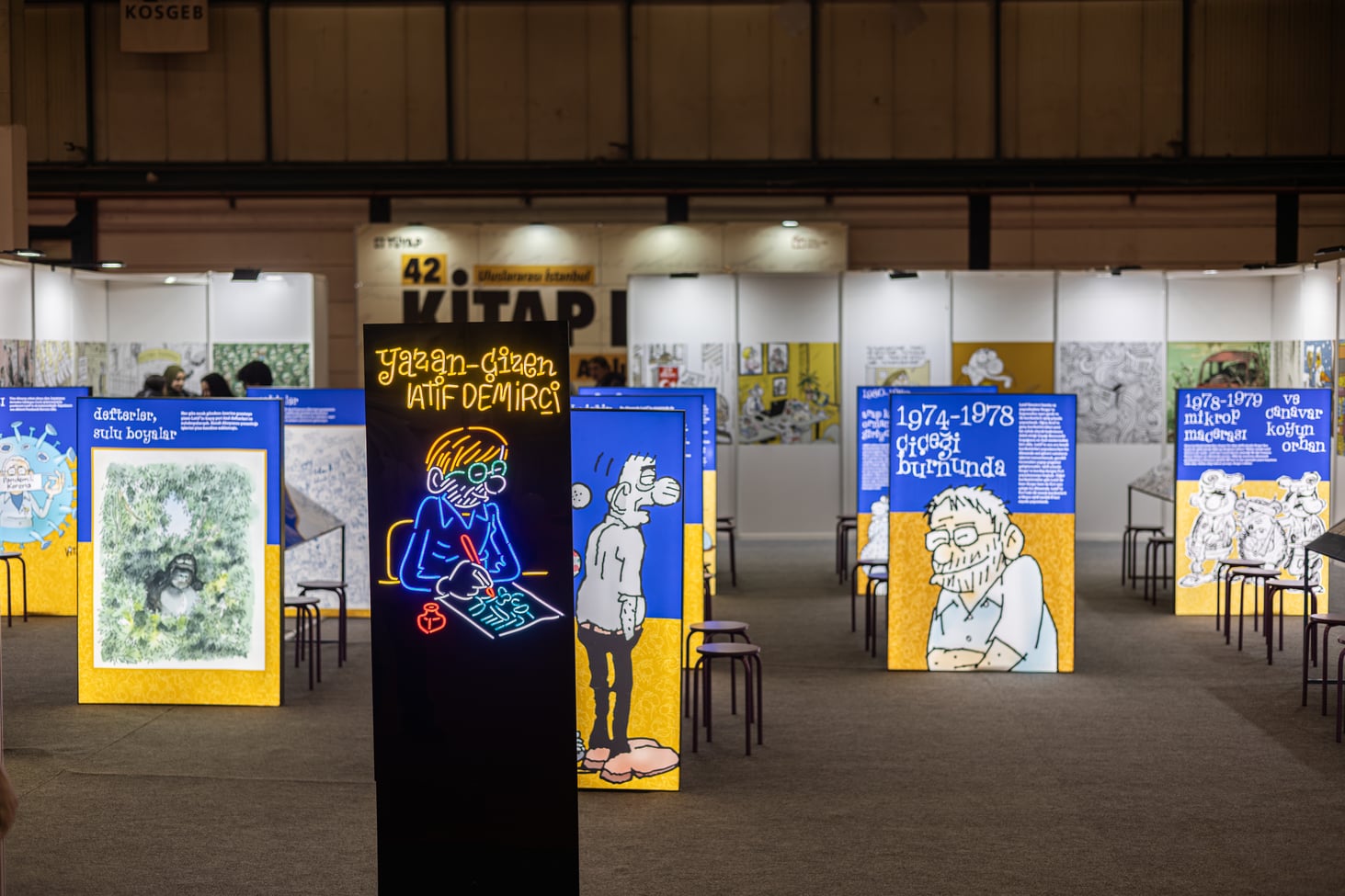 Latif Demirci’nin yarım asırlık çizgi serüveni kitap fuarında