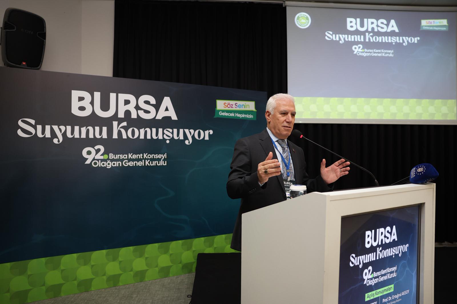 Bozbey: Bursa Ovası’nda su seviyesi 250 metrenin altına indi
