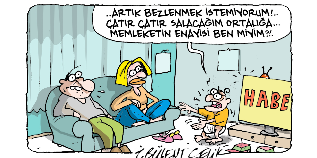 İ. Bülent Çelik'in 24 Aralık 2025 tarihli karikatürü