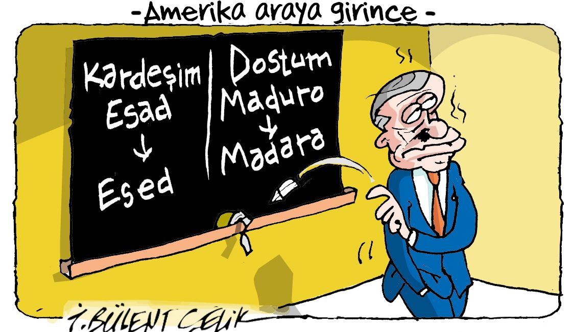 İ. Bülent Çelik'in 4 Ocak 2026 tarihli karikatürü