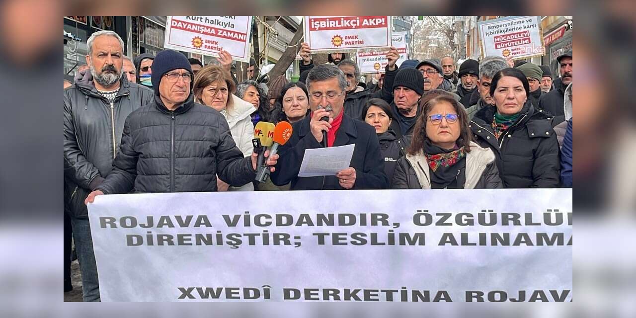 Halep'teki saldırılar Diyarbakır, Tuncel ve Van'da protesto edildi