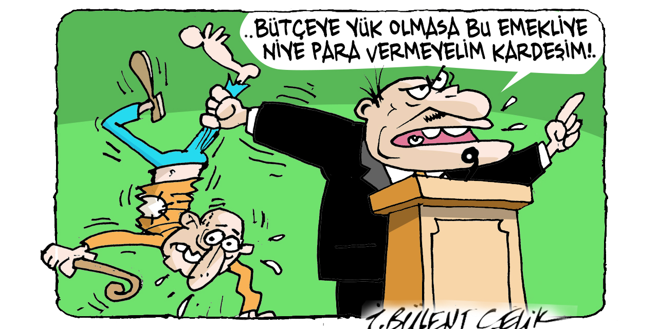 İ. Bülent Çelik'in 9 Ocak 2026 tarihli karikatürü