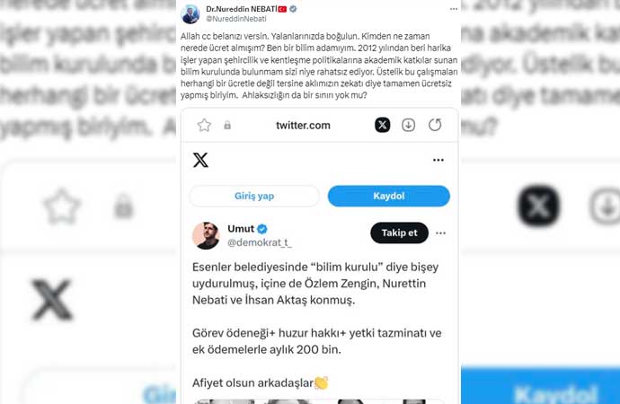 Nebati, ‘200 bin lira’ iddiasına sert tepki verdi: Allah belanızı versin