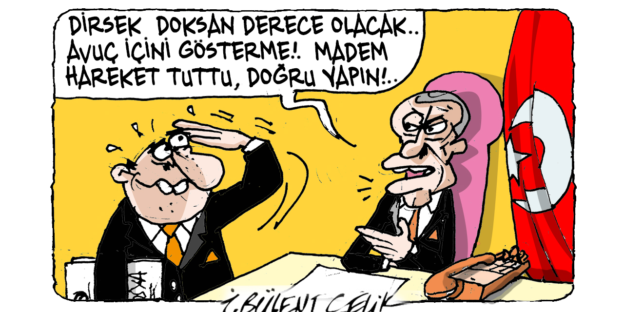 İ. Bülent Çelik'in 12 Ocak 2026 tarihli karikatürü
